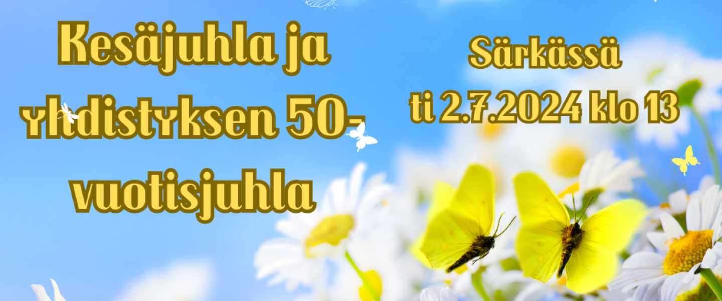 Eläkeliiton Kesäjuhla Ja Yhdistyksen 50-vuotisjuhla | Eläkeliitto